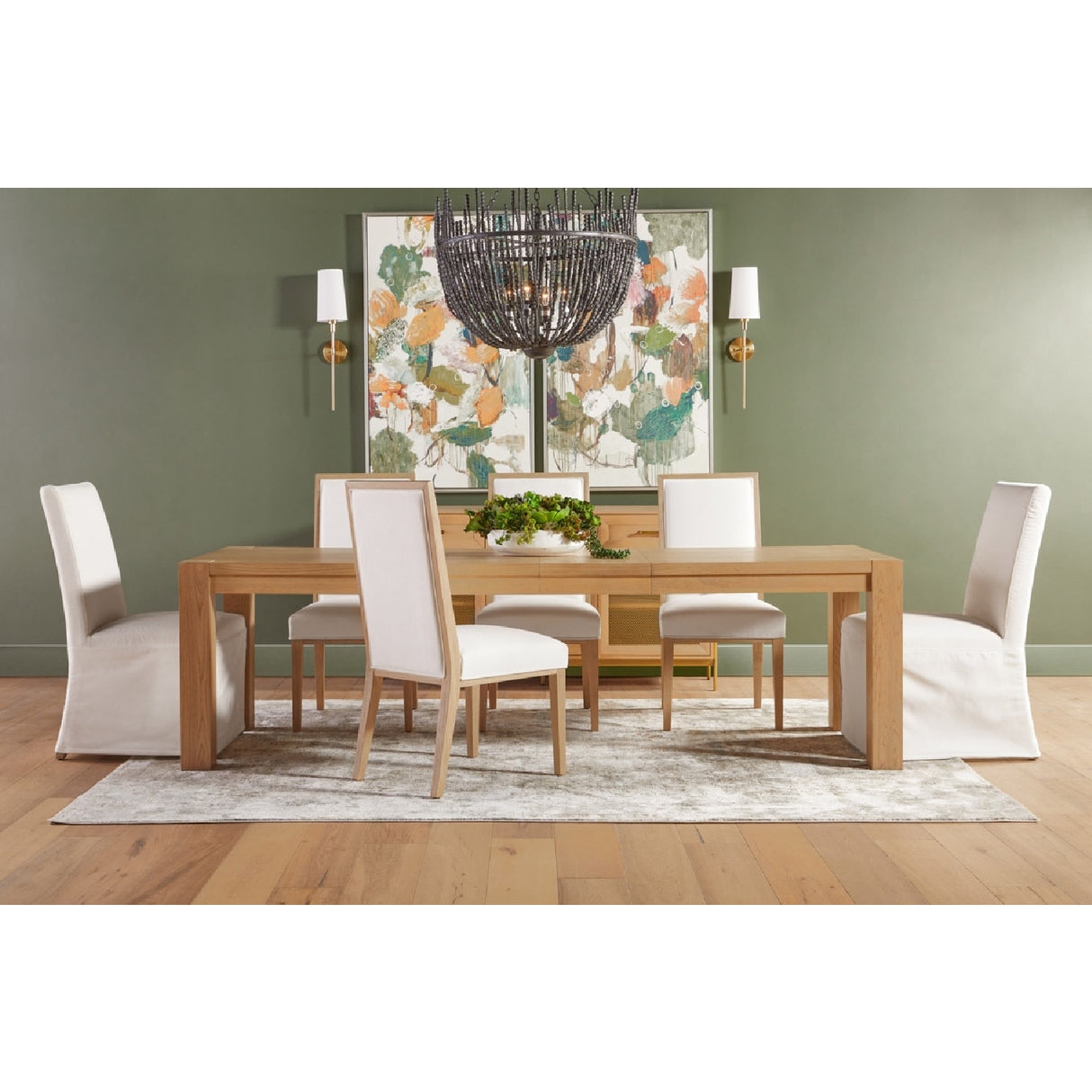   Extendable Oak Dining Table | Oroa.com