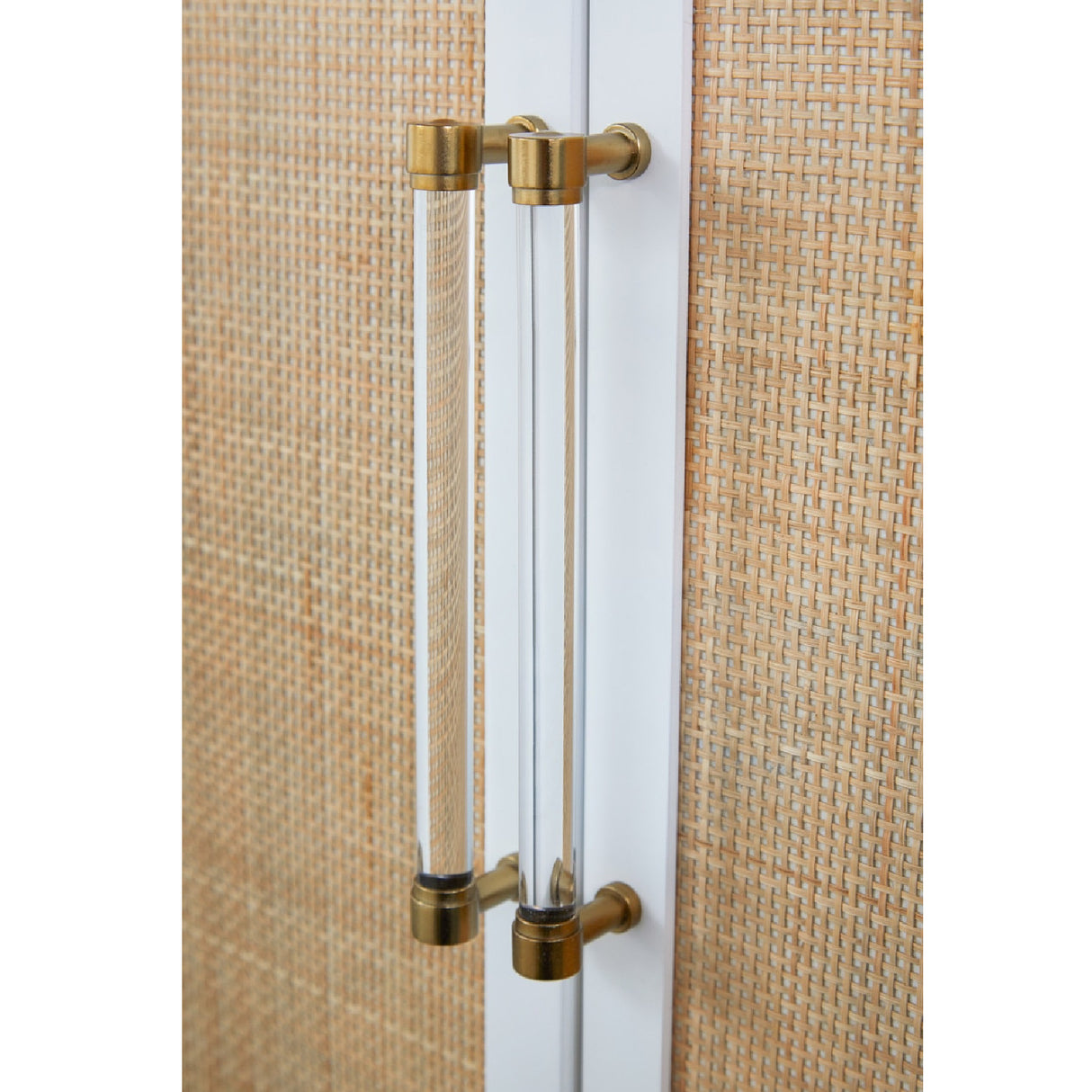   Rattan Inlaid 4-Door Sideboard | Oroa.com