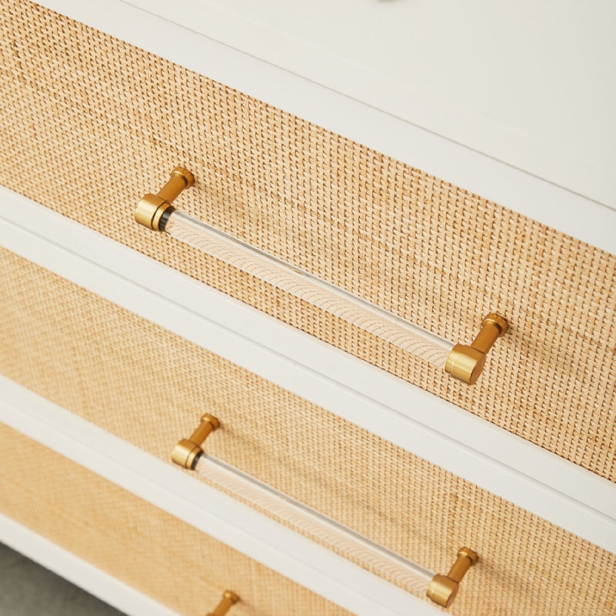   Rattan Inlaid 6-Drawer Double Dresser | Oroa.com
