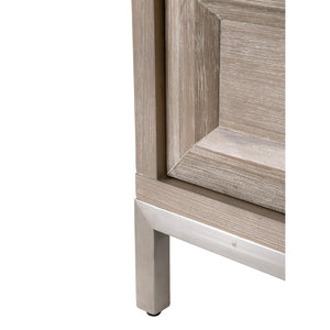   Marble Topped Acacia 6-Drawer Dresser | Oroa.com