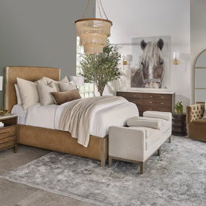   Solid Wood Framed King Bed | Oroa.com