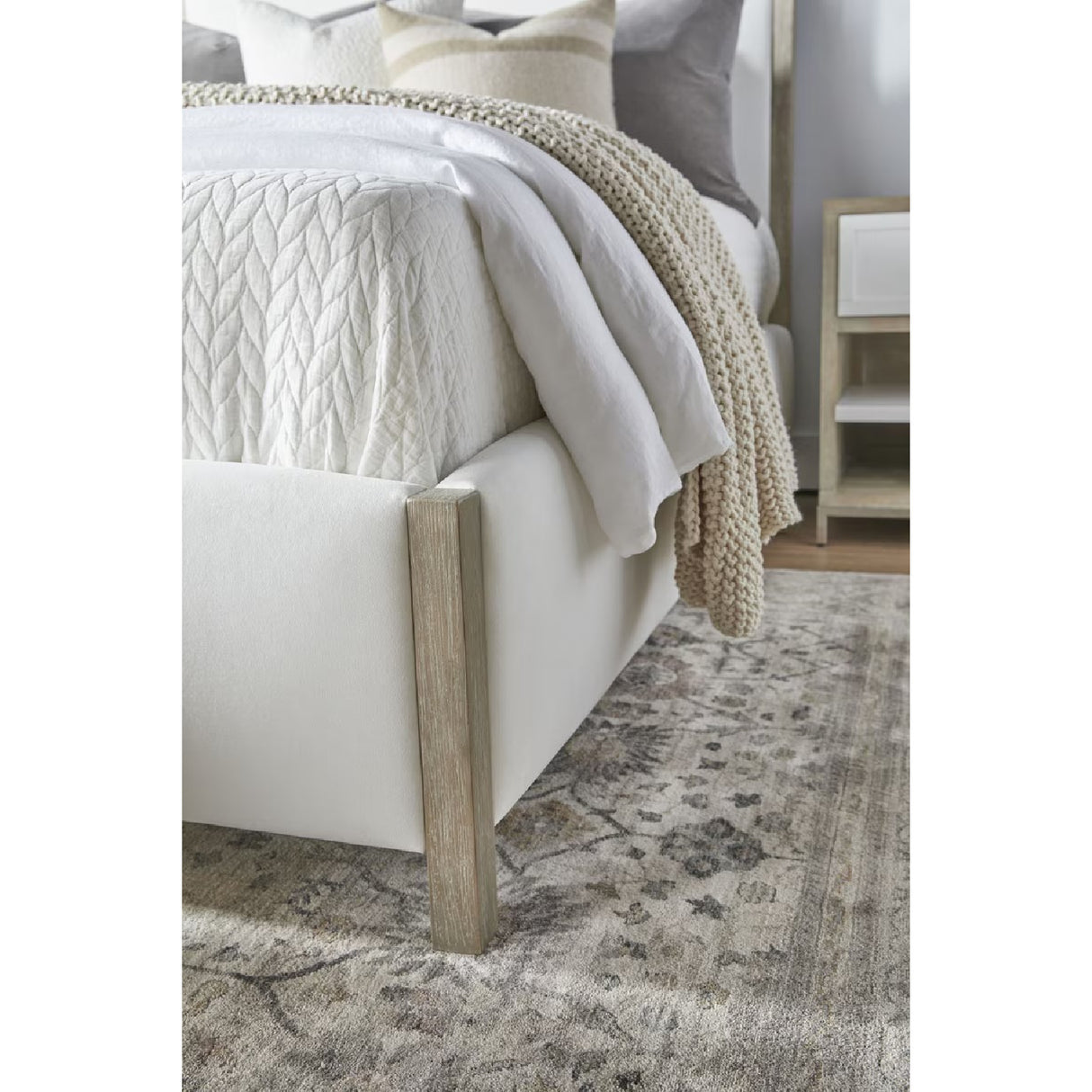   Solid Wood Framed King Bed | Oroa.com