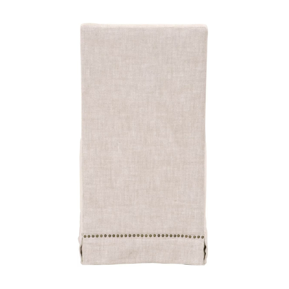   Cream Linen Skirted Dining Chairs (2) | Oroa.com
