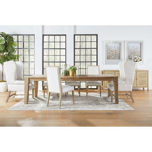   French Linen Wingback Accent Chair | Oroa.com