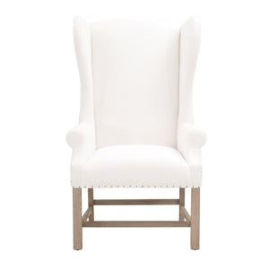   French Linen Wingback Accent Chair | Oroa.com