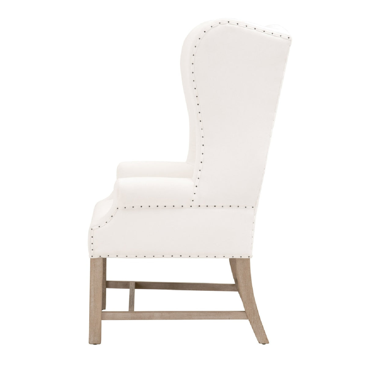   French Linen Wingback Accent Chair | Oroa.com