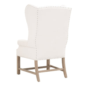   French Linen Wingback Accent Chair | Oroa.com