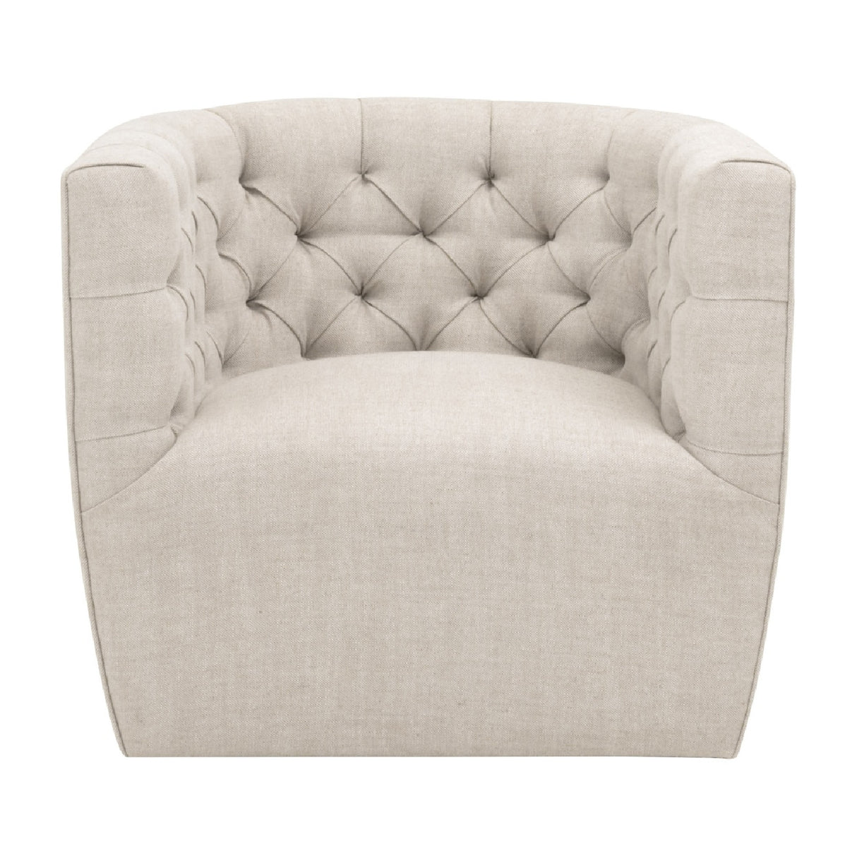   Tufted Back Swivel Club Chair | Oroa.com