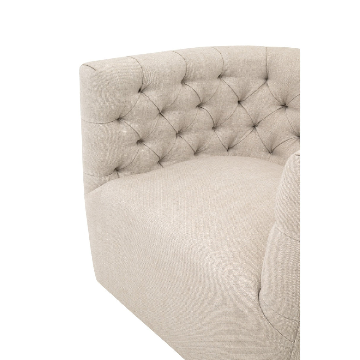   Tufted Back Swivel Club Chair | Oroa.com