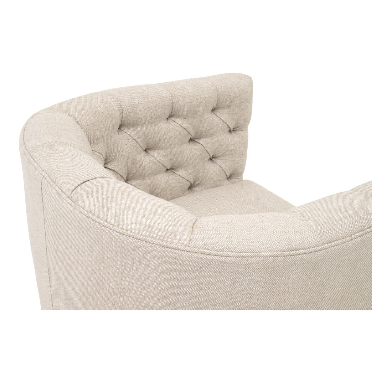   Tufted Back Swivel Club Chair | Oroa.com