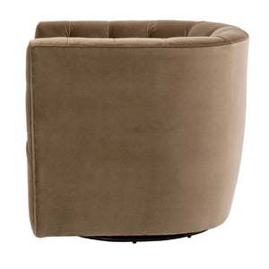   Tufted Back Swivel Club Chair | Oroa.com