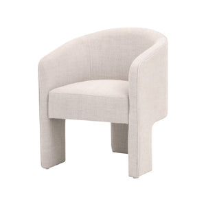   French Linen 3-Legged Accent Chair | Oroa.com