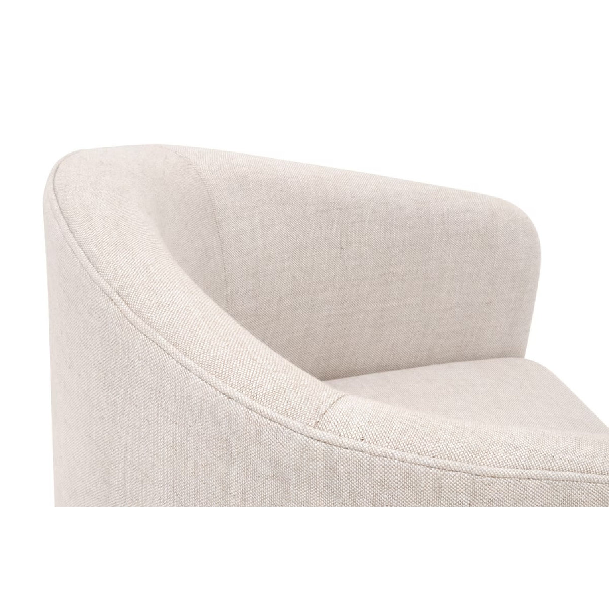   French Linen 3-Legged Accent Chair | Oroa.com