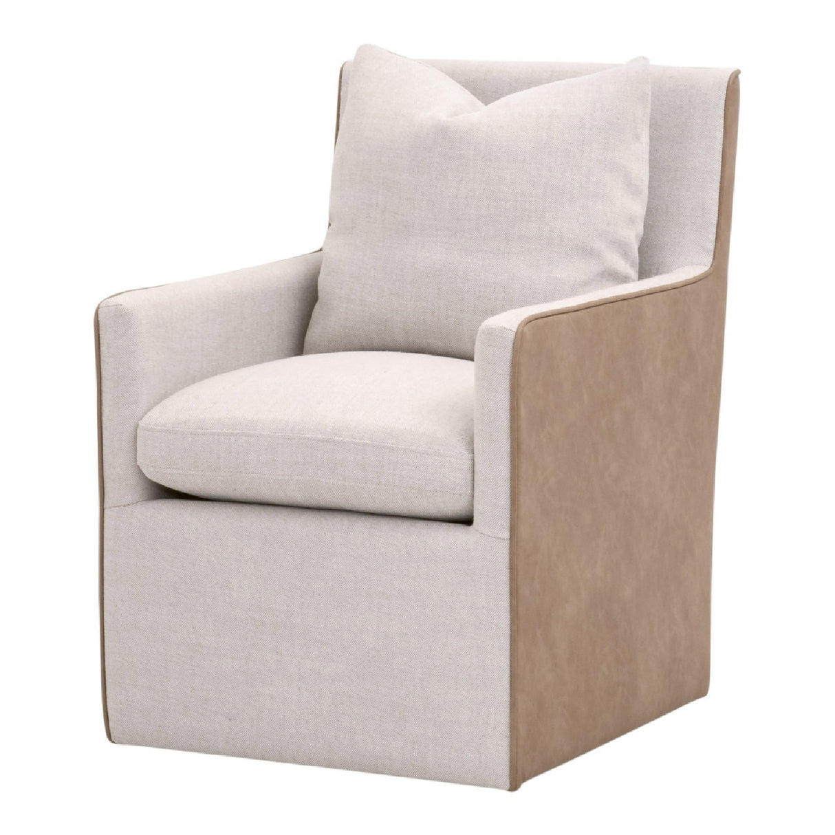   Two-Toned Wheeled Lounge Chair | Oroa.com