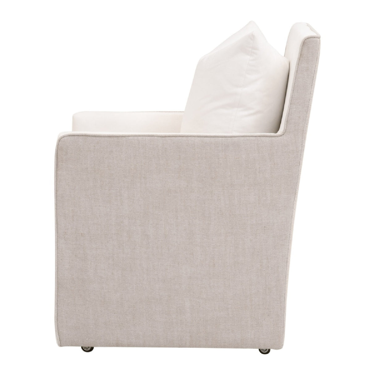   Two-Toned Wheeled Lounge Chair | Oroa.com