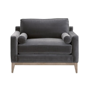   Velvet Modern Loveseat | Oroa.com
