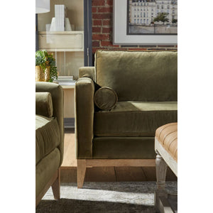   Velvet Modern Loveseat | Oroa.com