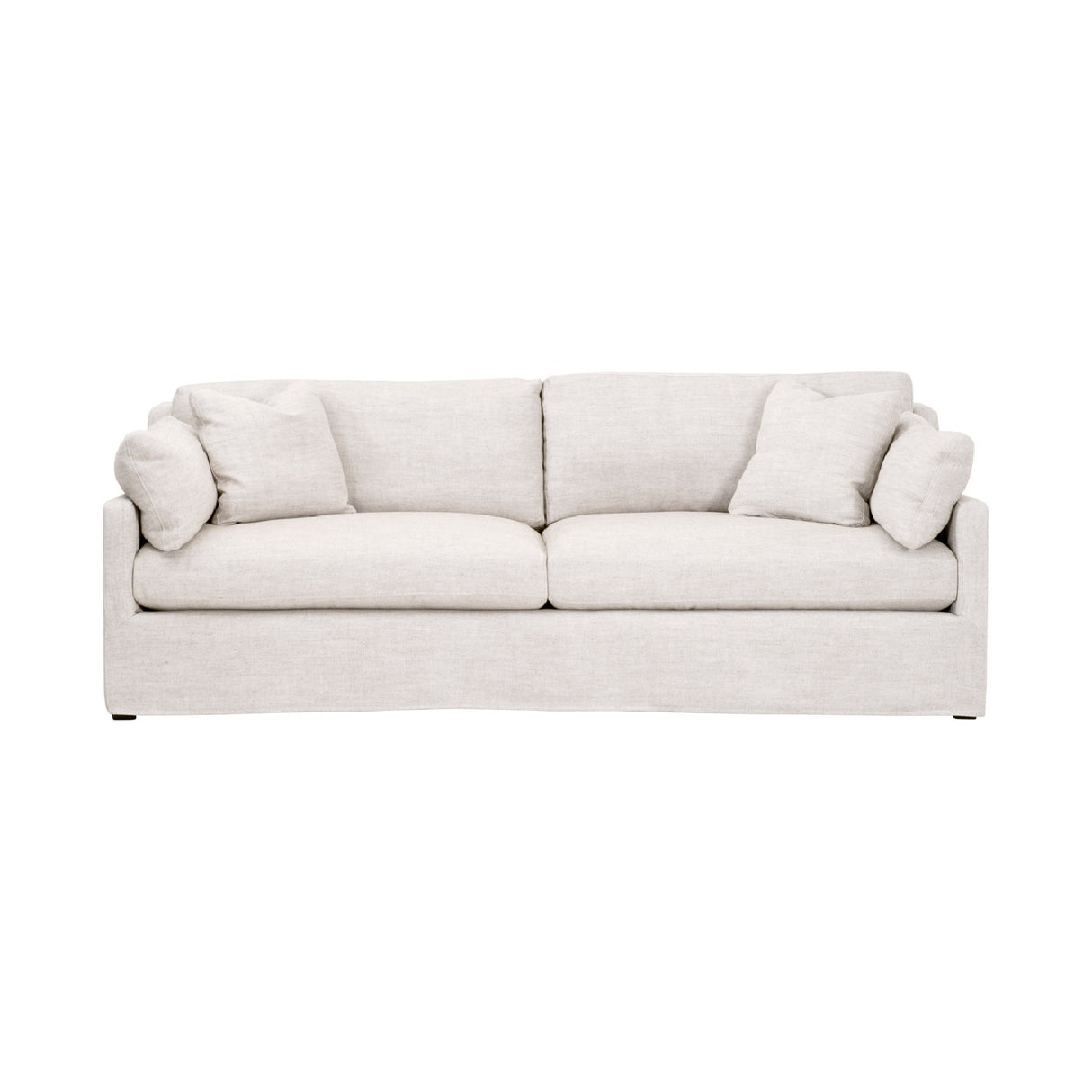   Cream Skirted Sofa | Oroa.com