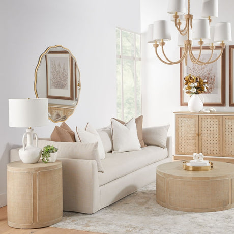   Cream Slipcover Sofa | Oroa.com