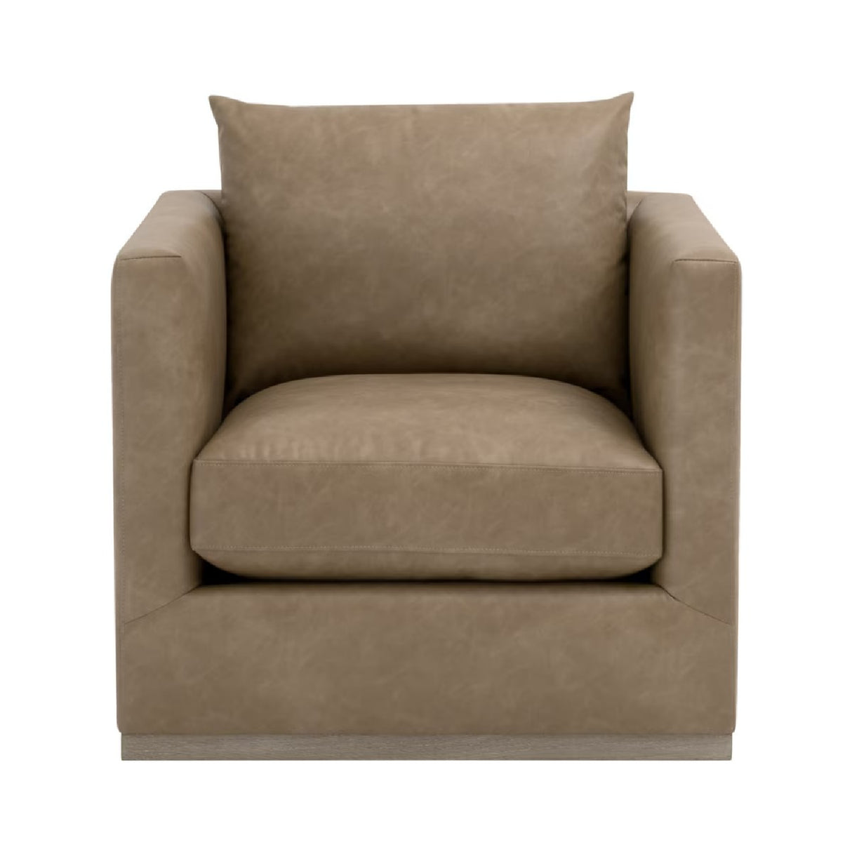   Oak Base Swivel Club Chair | Oroa.com