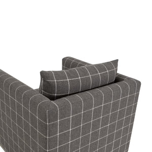   Oak Base Swivel Club Chair | Oroa.com