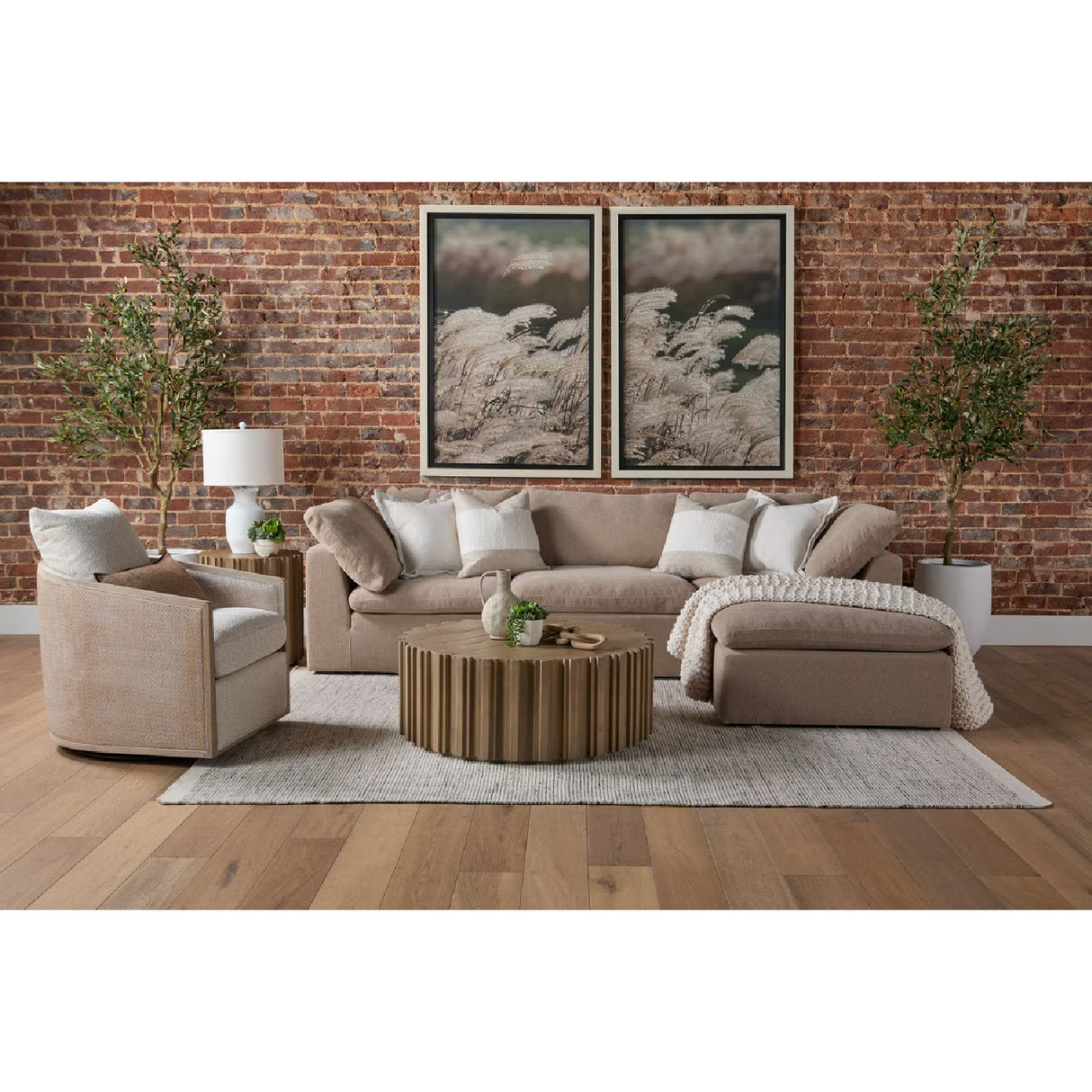   Modern European furniture - Square Cushioned Modular Ottoman - www.oroa.com | Oroa.com