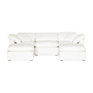   Modern European furniture - Square Cushioned Modular Ottoman - www.oroa.com | Oroa.com
