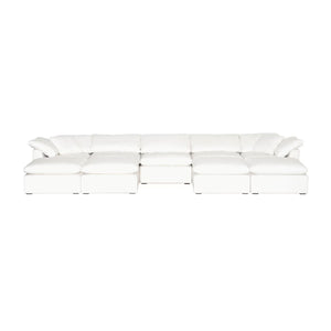   Modern European furniture - Square Cushioned Modular Ottoman - www.oroa.com | Oroa.com