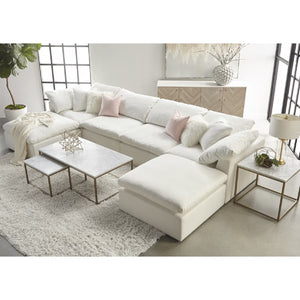   Modern European furniture - Square Cushioned Modular Ottoman - www.oroa.com | Oroa.com