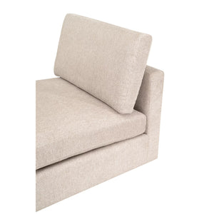   Modern European furniture - Beige Modular Sofa Chair - www.oroa.com | Oroa.com