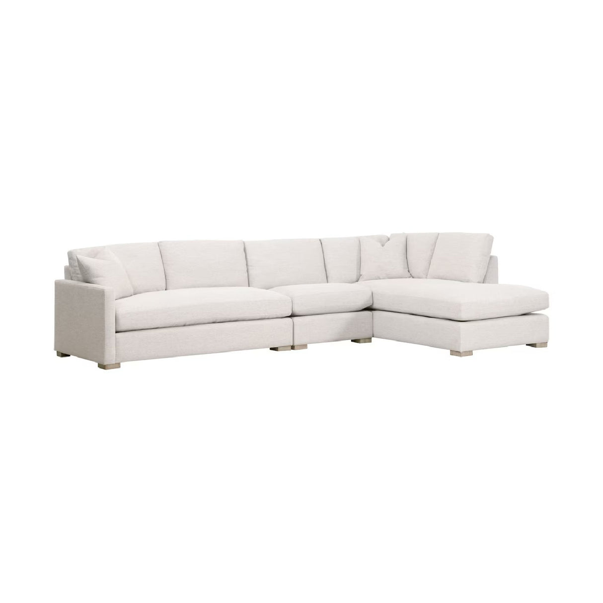   Gray Modular Chaise Lounge | Oroa.com