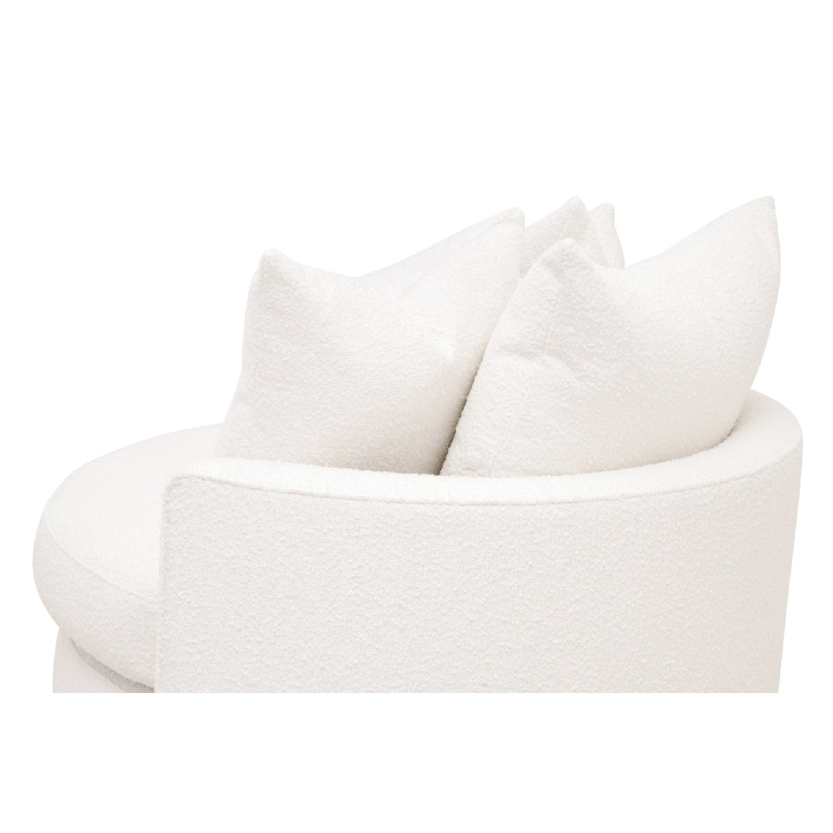   Round Petite Swivel Sofa | Oroa.com