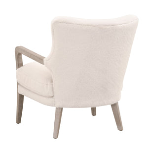   Cream Cushioned Lounge Chair | Oroa.com