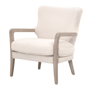   Cream Cushioned Lounge Chair | Oroa.com