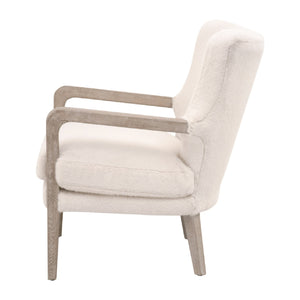   Cream Cushioned Lounge Chair | Oroa.com