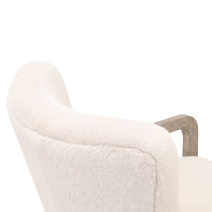   Cream Cushioned Lounge Chair | Oroa.com