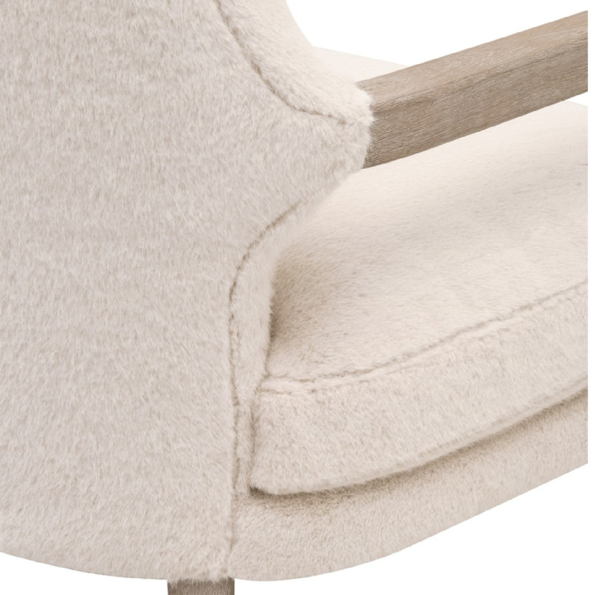   Cream Cushioned Lounge Chair | Oroa.com