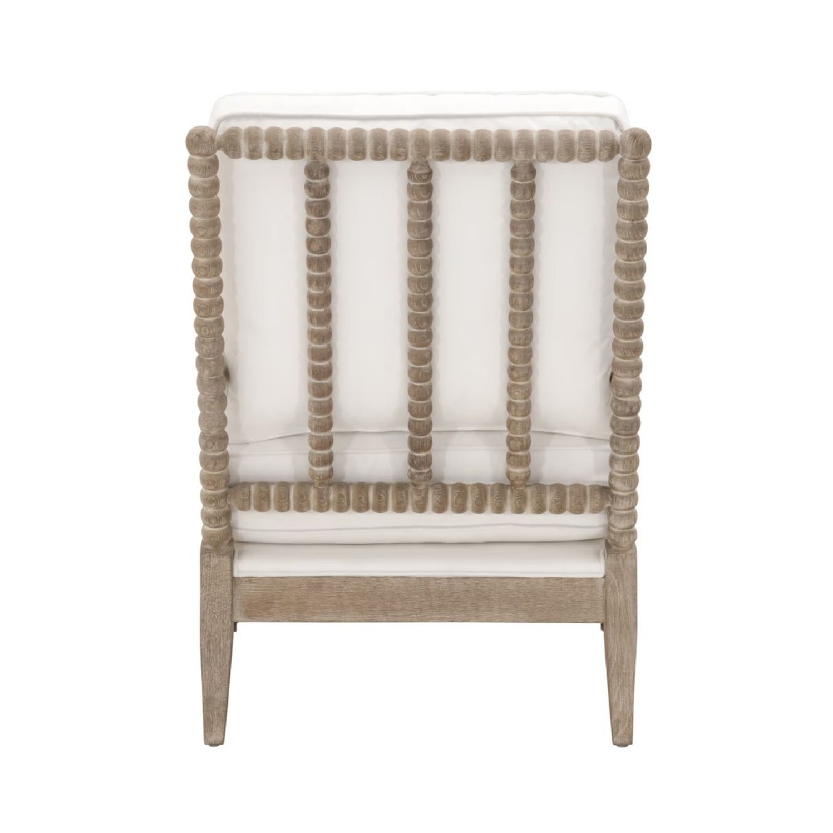  Cushioned Gray Oak Club Chair | Oroa.com