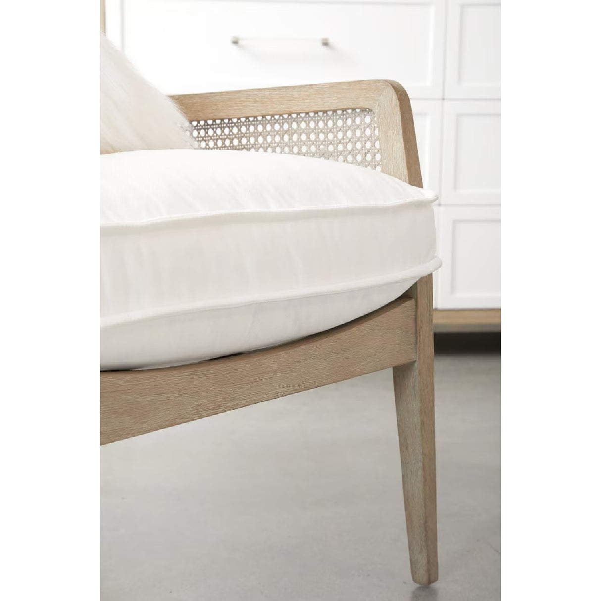   Oak Canework Lounge Chair | Oroa.com