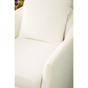   Skirted Swivel Club Chair | Oroa.com