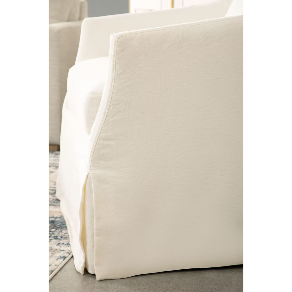   Skirted Swivel Club Chair | Oroa.com