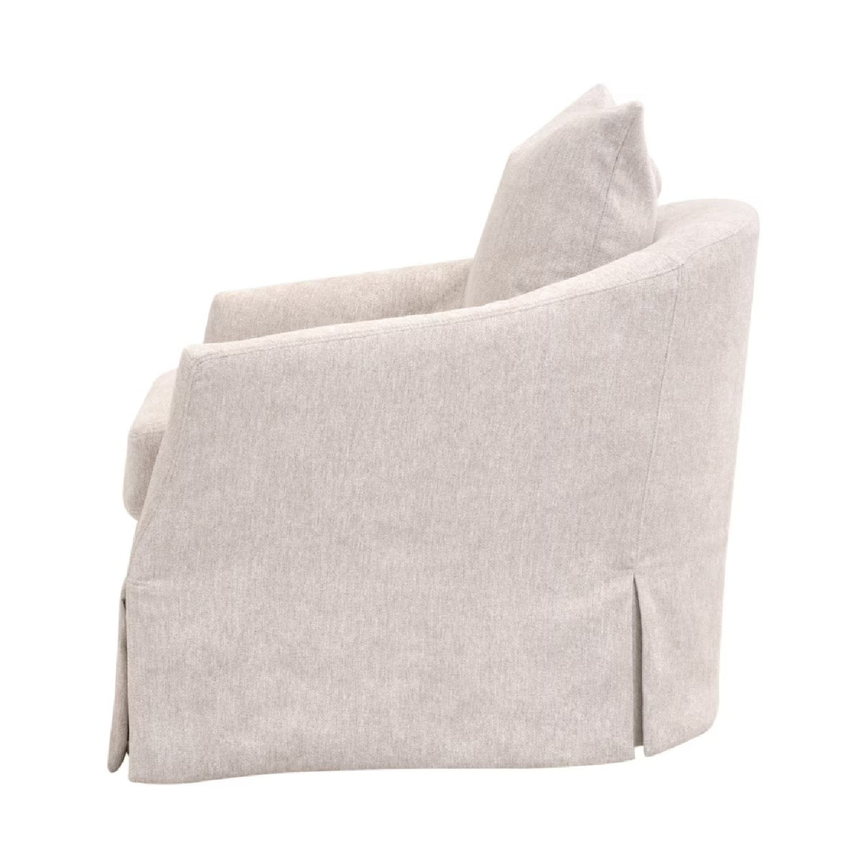   Skirted Swivel Club Chair | Oroa.com