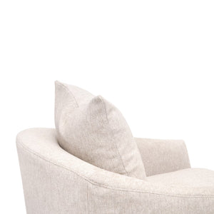   Skirted Swivel Club Chair | Oroa.com