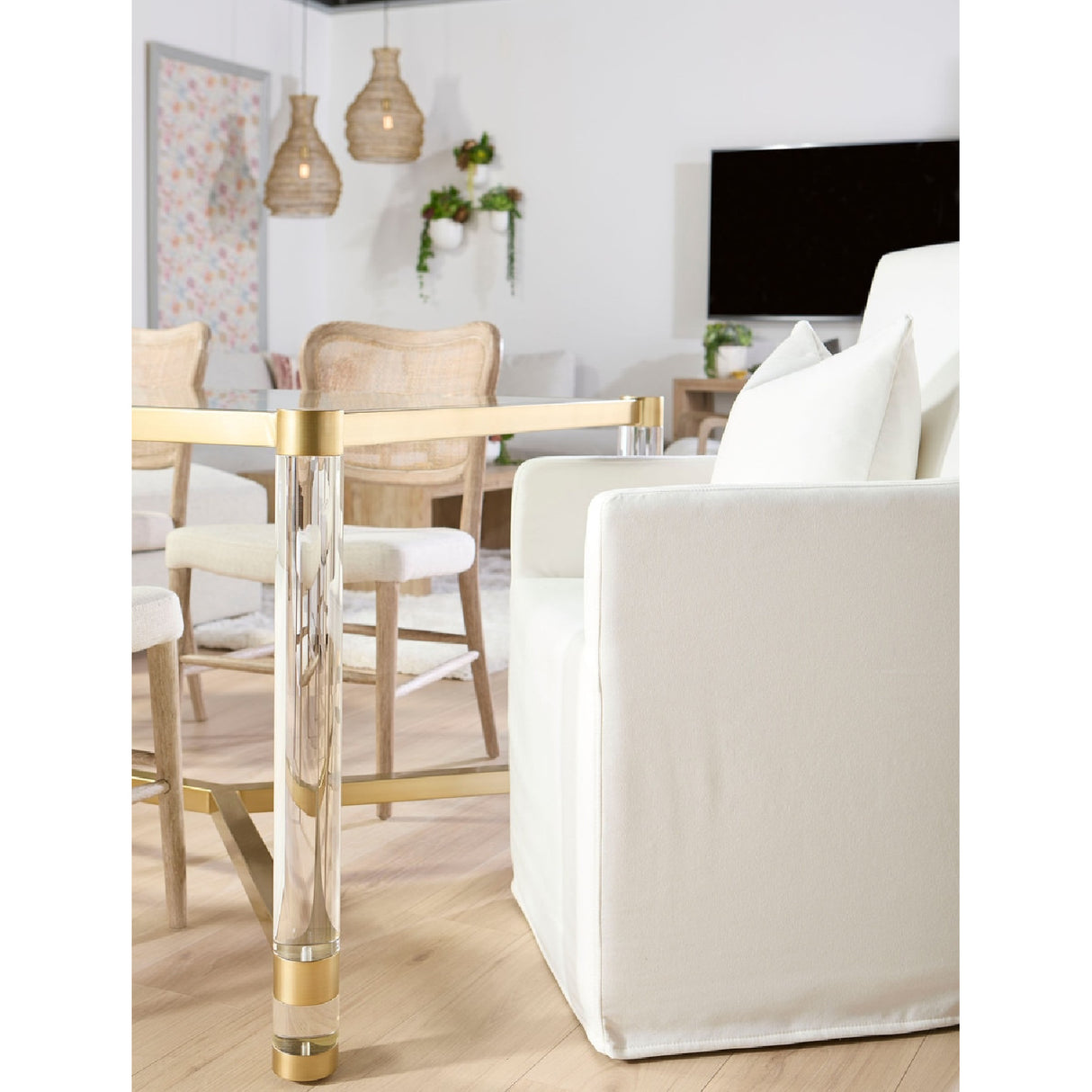   Cane-Back Dining Chair Set (2) | Oroa.com