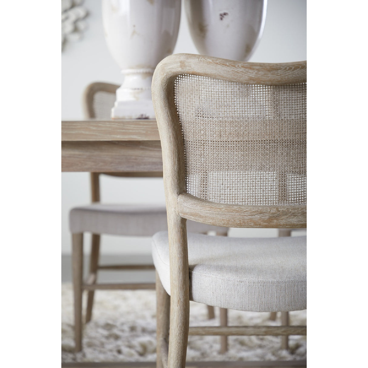   Cane-Back Dining Chair Set (2) | Oroa.com