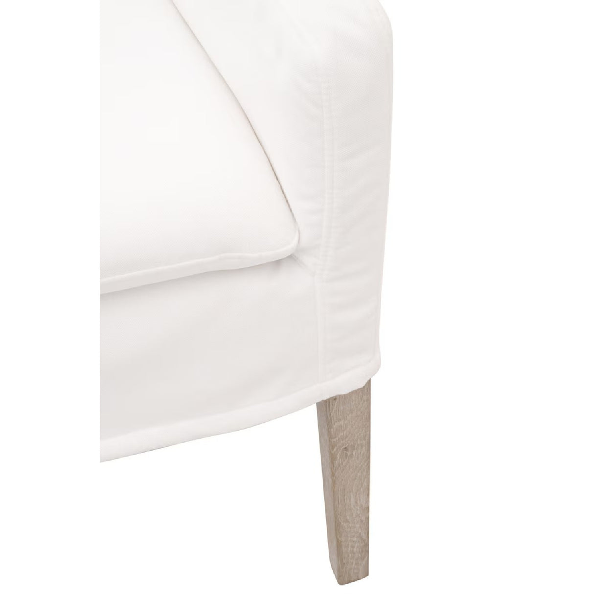   White Slipcover Dining Armchair | Oroa.com
