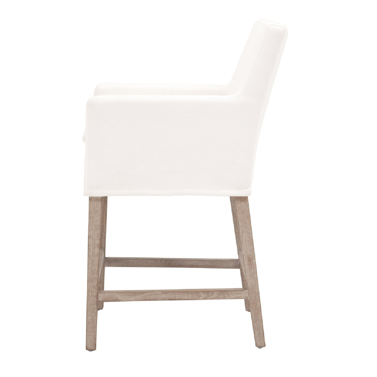   White Slipcover Counter Stool | Oroa.com