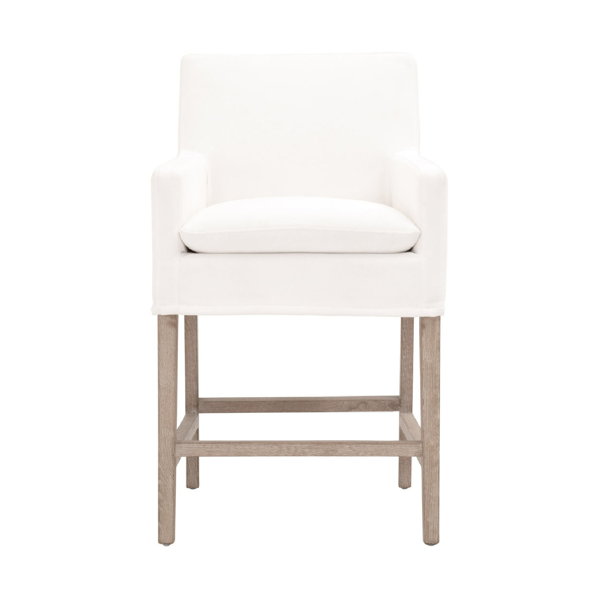   White Slipcover Counter Stool | Oroa.com