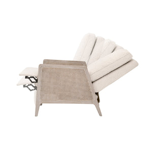   Beige Linen Recliner Chair | Oroa.com
