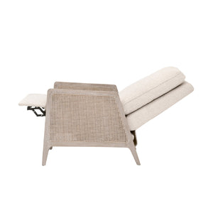   Beige Linen Recliner Chair | Oroa.com